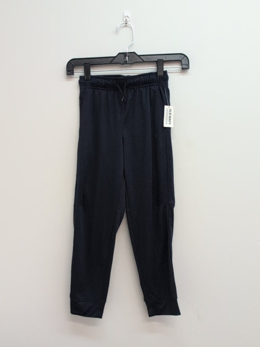 Old Navy Active Boys Go-Dry Cool Drawstring Athletic Jogger Pants S(6-7) Black
